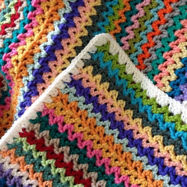 allisonpadua colorful crochet blanket
