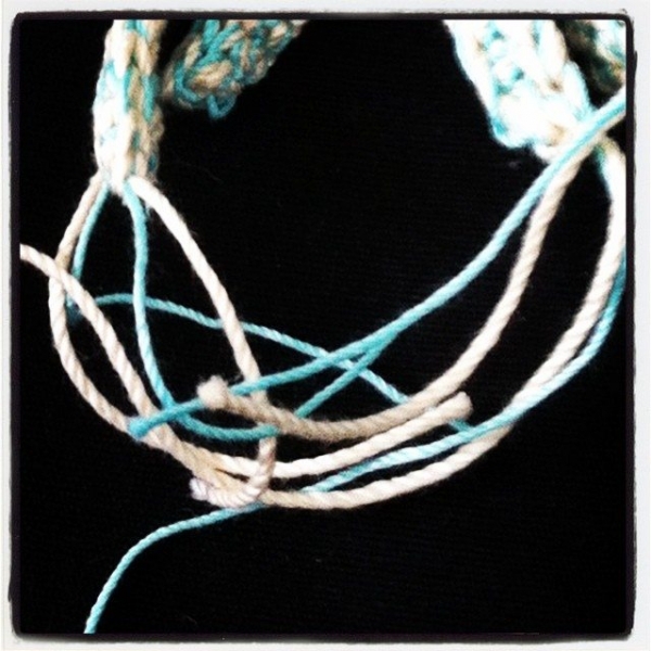 thread crochet ends