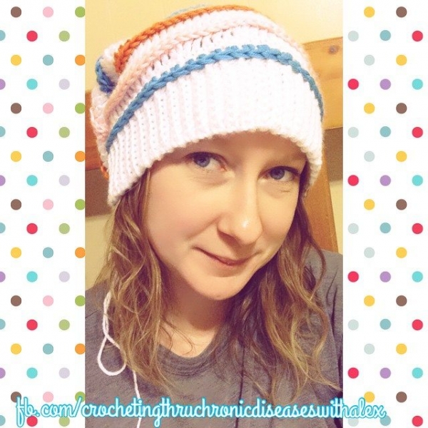 crochetingthruchronicdiseases crochet hat