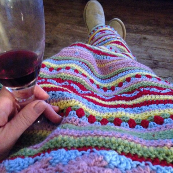 gooseberryfool crochet blanket