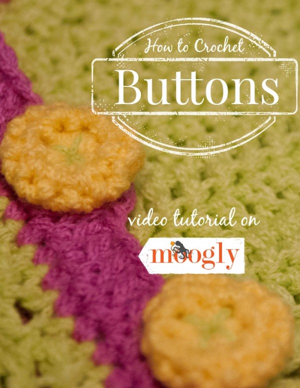 how to crochet a button
