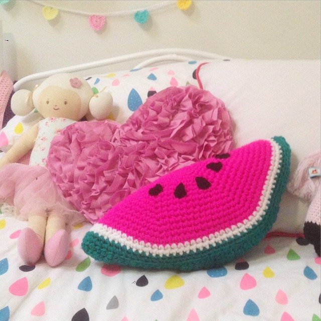 littlefoxcrochet crochet watermelon