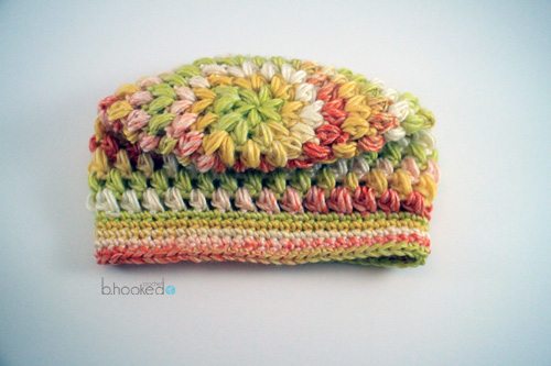 puff stitch hat free crochet pattern