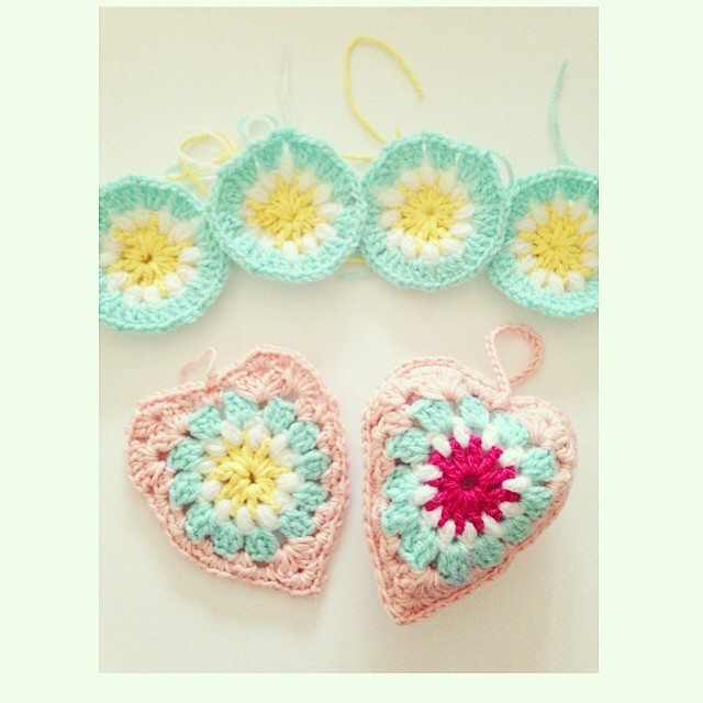 sweet_sharna crochet hearts