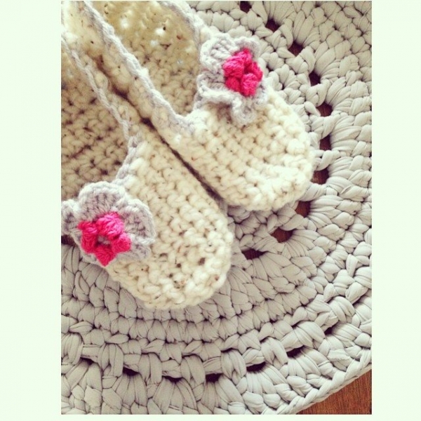 sweet_sharna crochet slippers