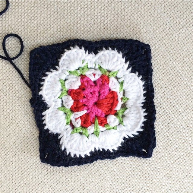 thelovedheart crochet square