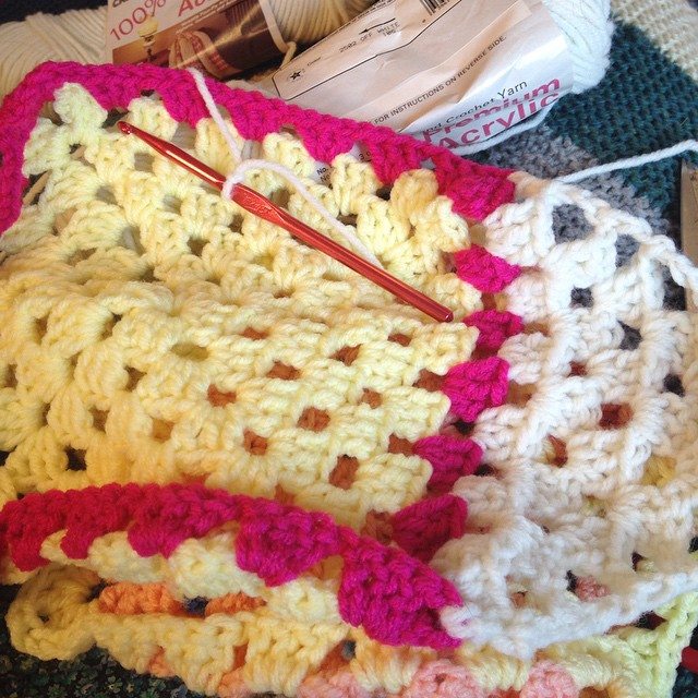 anastaciaknits crochet square blanket