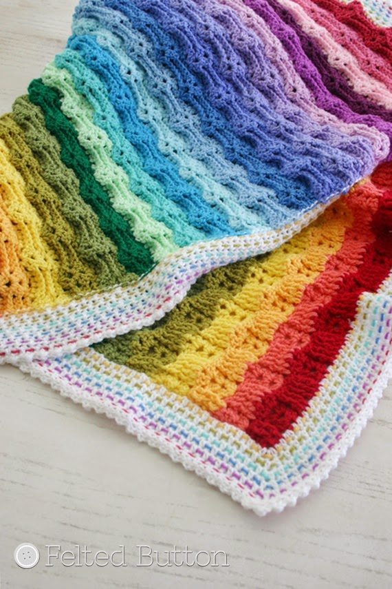 crochet rainbow patterns