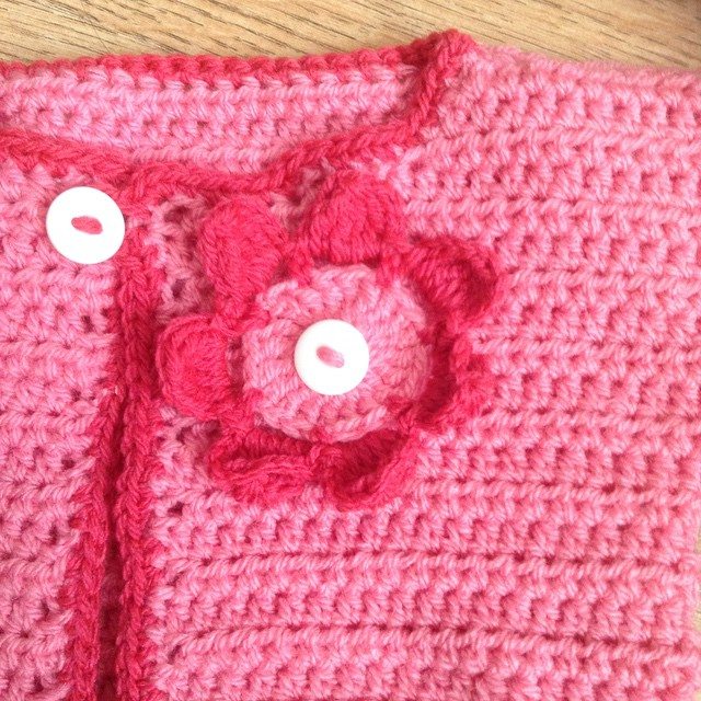 silvery_cloud crochet flower shirt