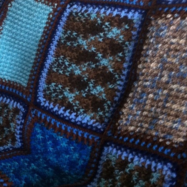 crochet post stitch blanket