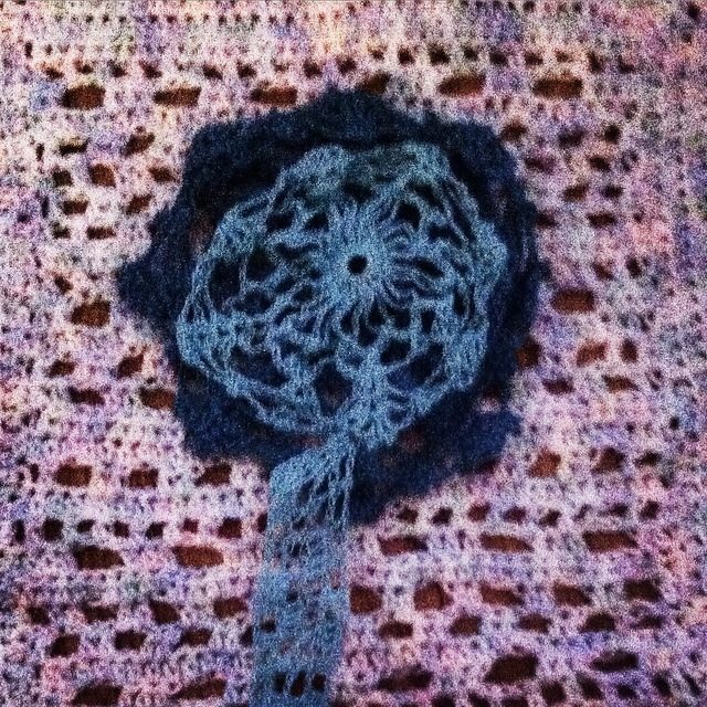 crochet flower art
