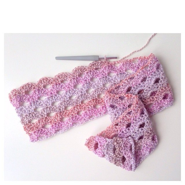 marretjeroos crochet shawl wip