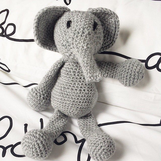 missmotherhook crochet elephant