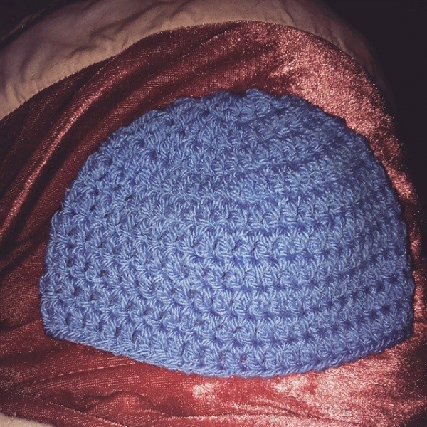 silverycloud crochet hat