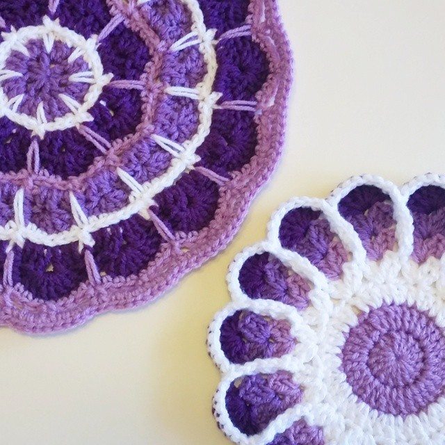thegirllovesyarn crochet mandalas for fmshopemandala