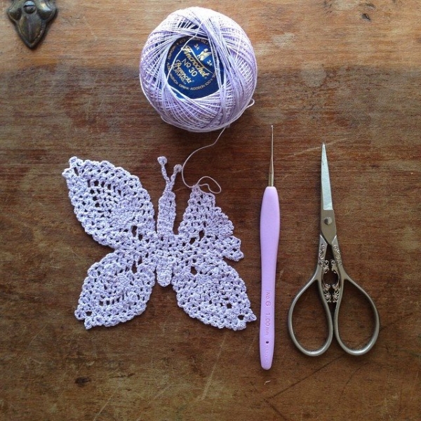 woolyana crochet butterfly for fmshopemandala