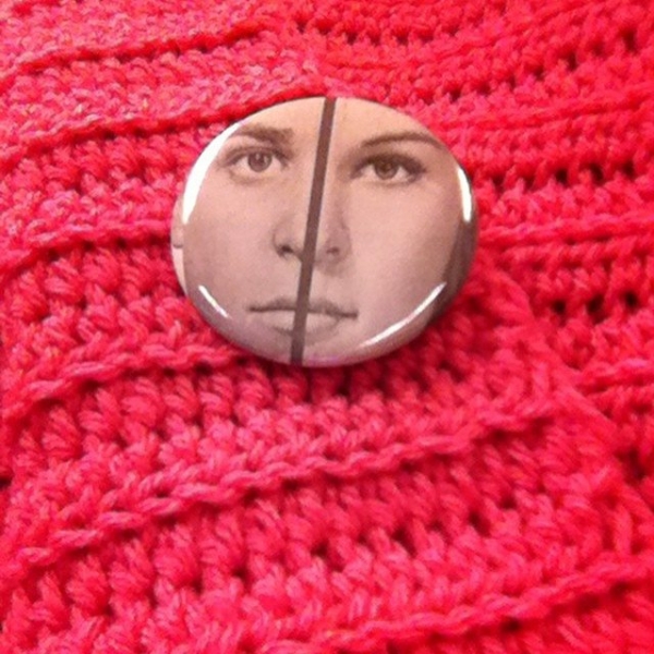 crochet button