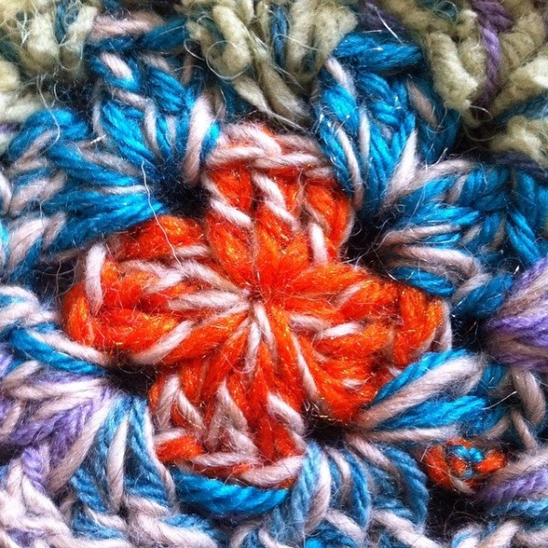 granny square crochet multi
