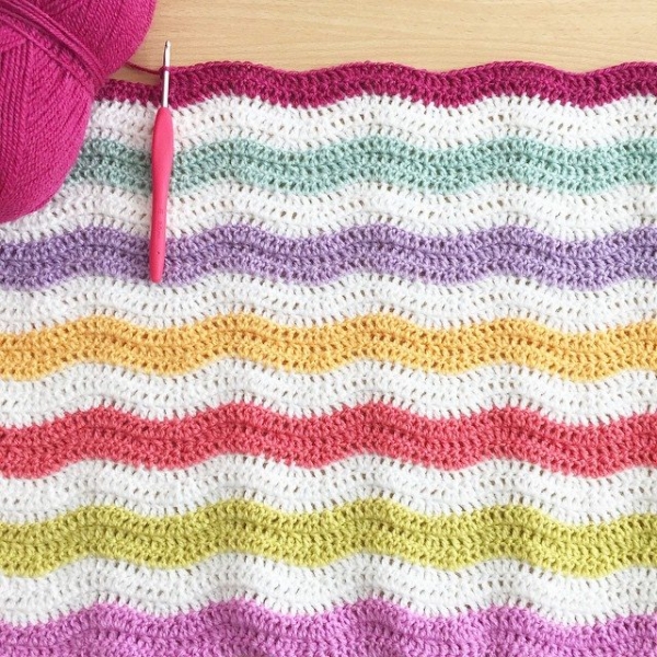 forever_autumn crochet ripple