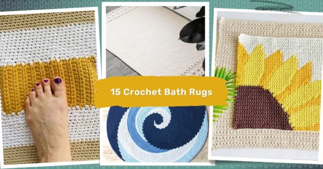Crochet Bath Rugs