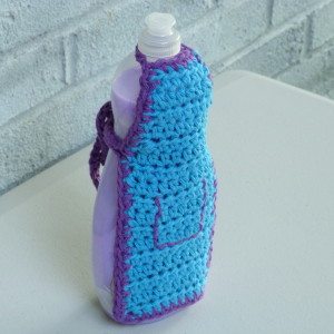 crochet dish soap apron