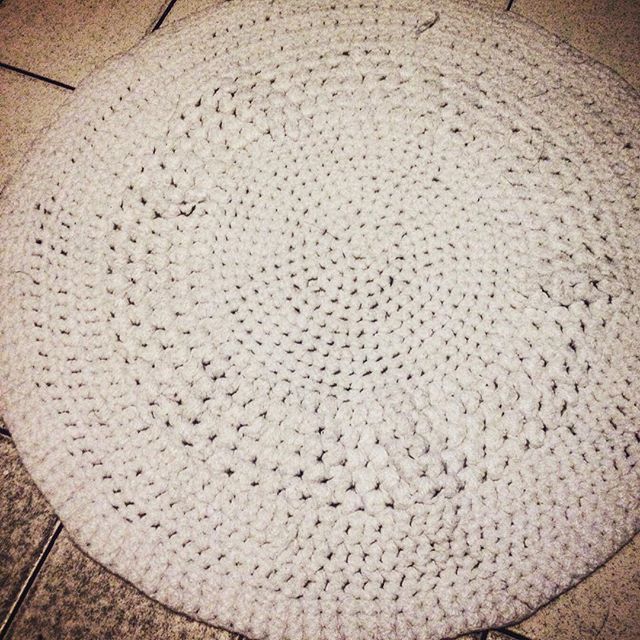 crochet doily rug
