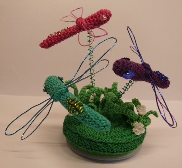 crochet dragonflies