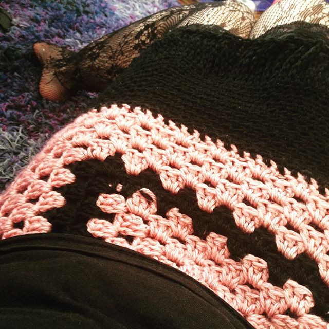 crochet granny skirt