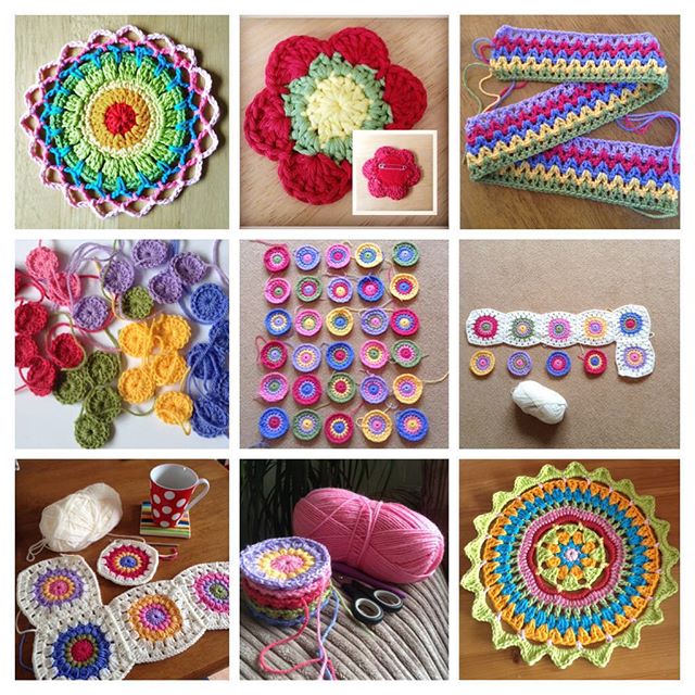 hooked__on__hooky july crochet collage