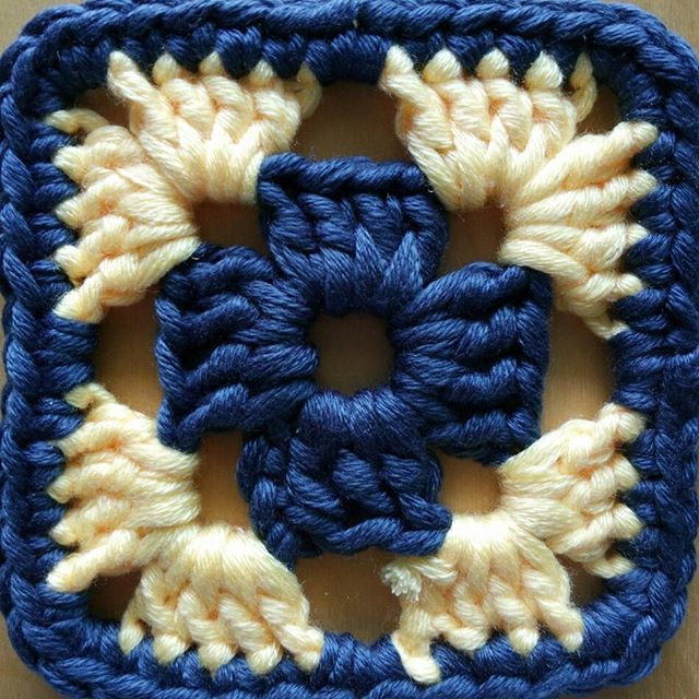 lisablue76 crochet granny square
