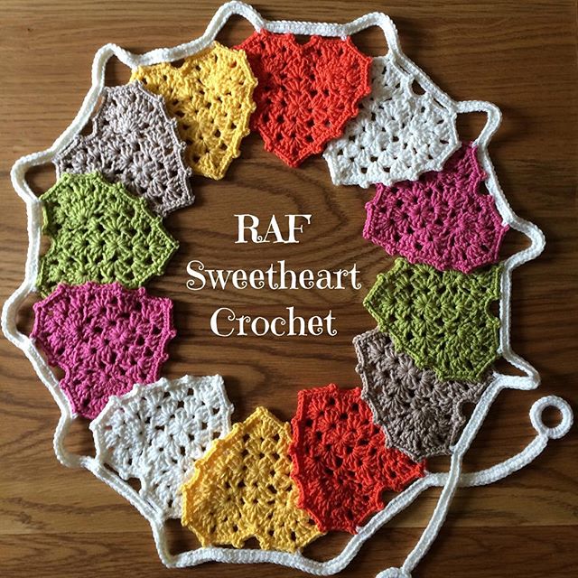 rafsweetheartcrochet crochet bunting