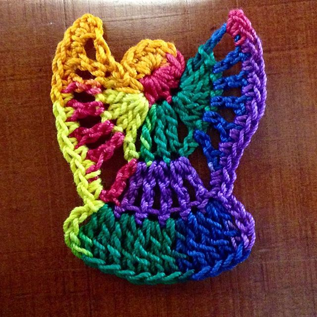 salishseacrocheter crochet colorful angel
