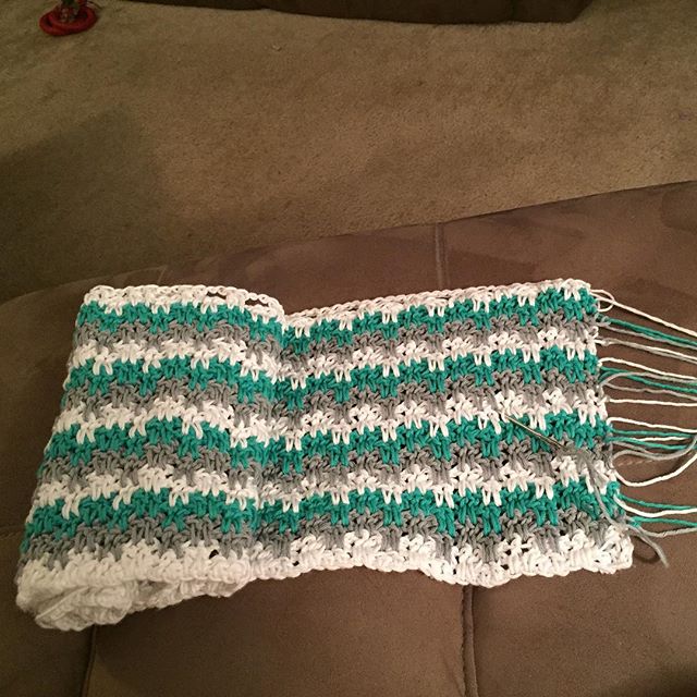 suzycrocheter71 leaning stripes and blocks crochet