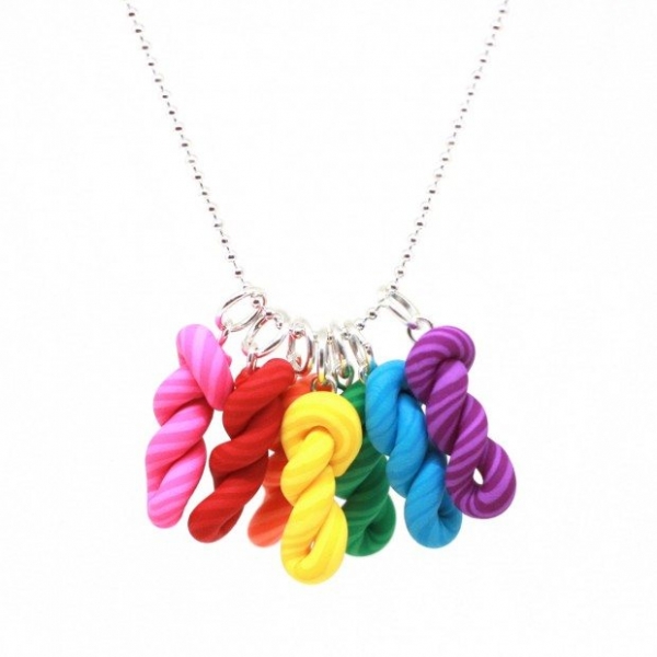 yarn skein necklace