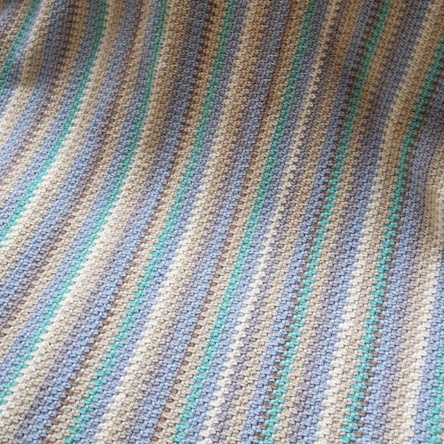 buttermilkcandy crochet linen stitch blanket