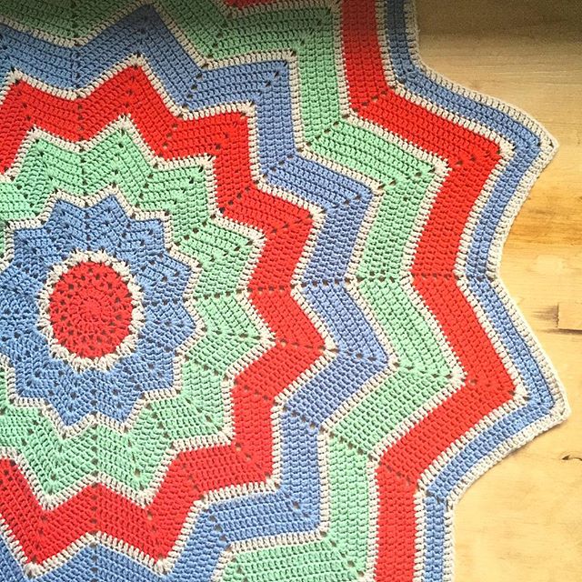 cozamundo ripple star crochet blanket