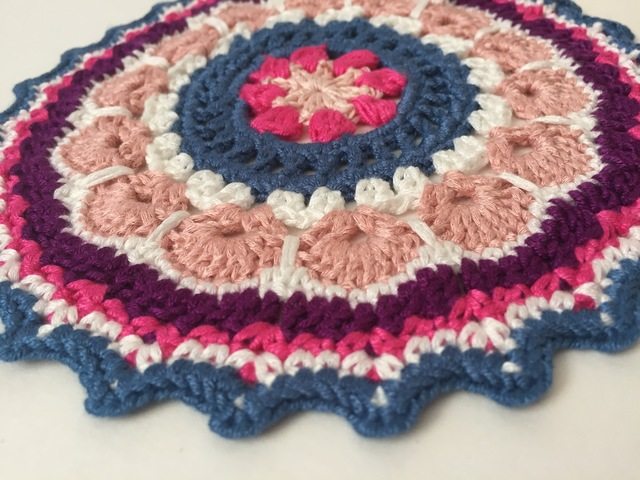 Athena’s Crochet Contribution to Mandalas for Marinke