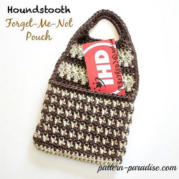 patternparadise crochet forget me not pouch