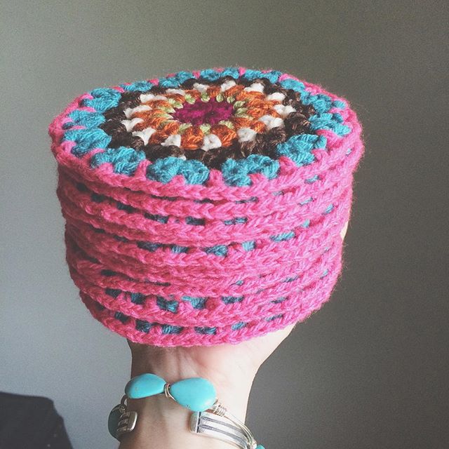 raimarie16 stack of crochet rounds