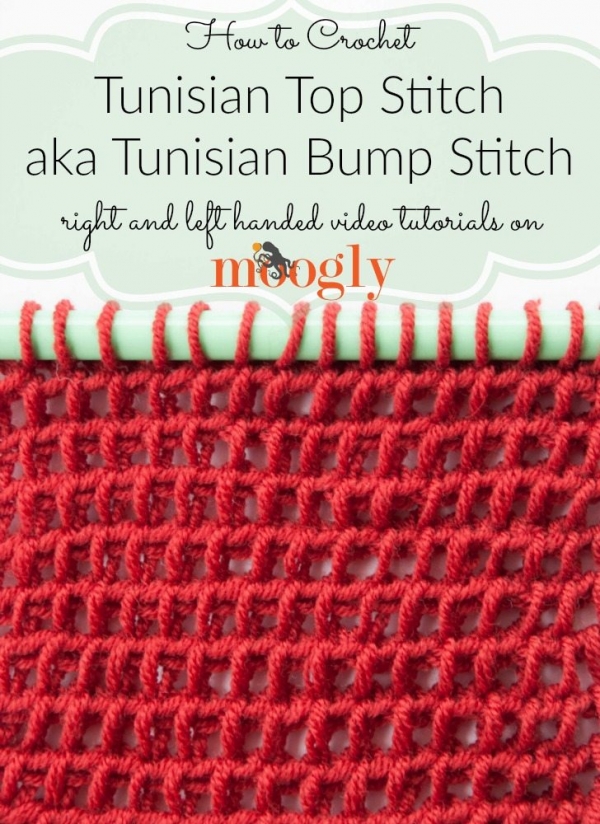 tunisian bump stitch