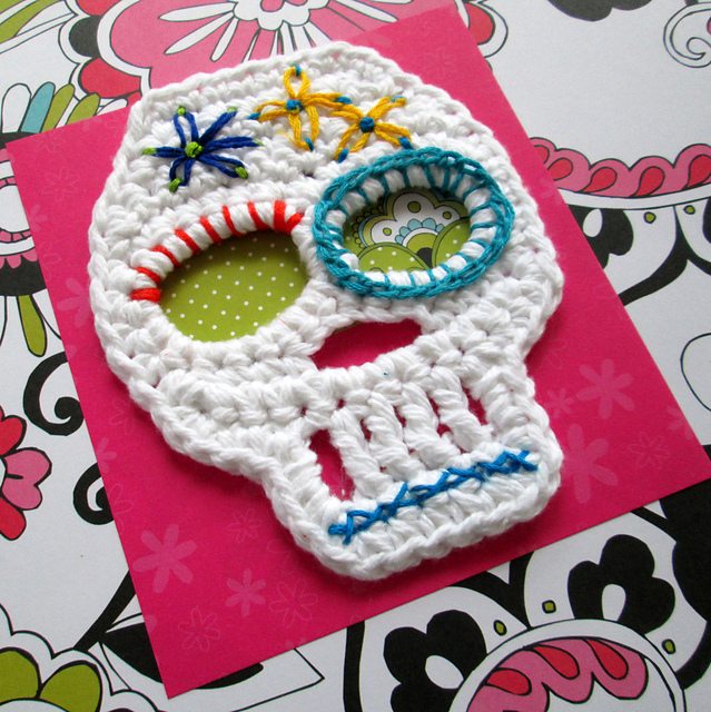 sugar skulls crochet pattern