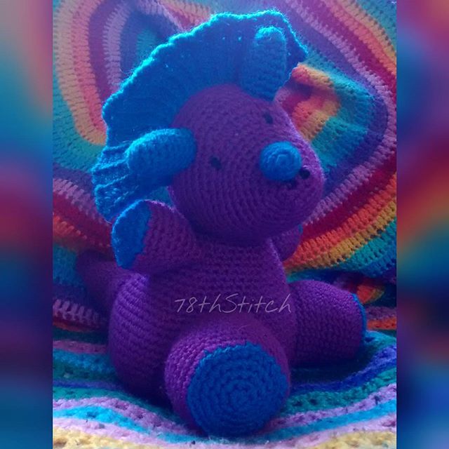 78th.stitch crochet dinosaur
