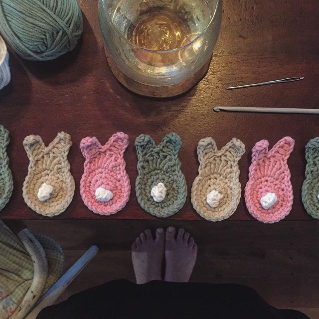 rubyjaneslane crochet bunnies
