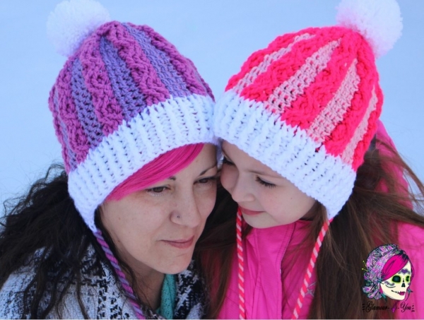 crochet slouch hat cables pattern