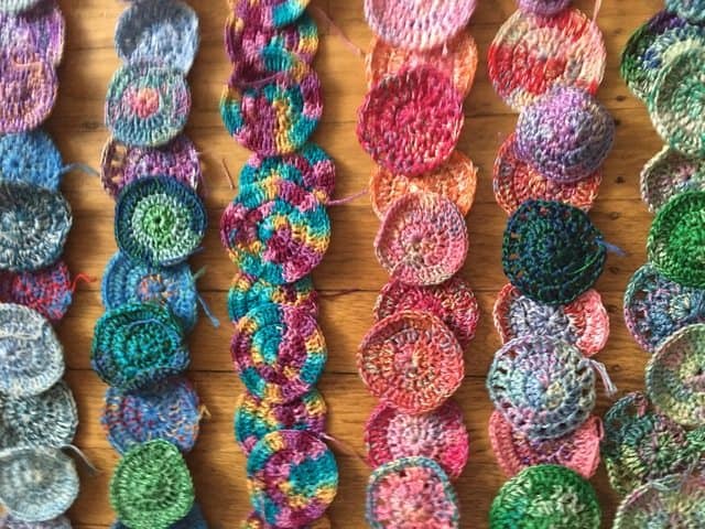 100 mini crochet mandalas for marinke from karen 4