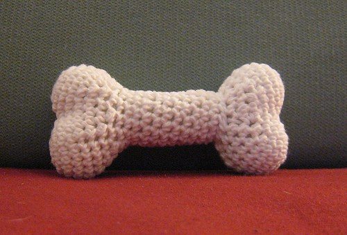 crochet dog bone pattern