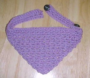 pet bandana crochet pattern