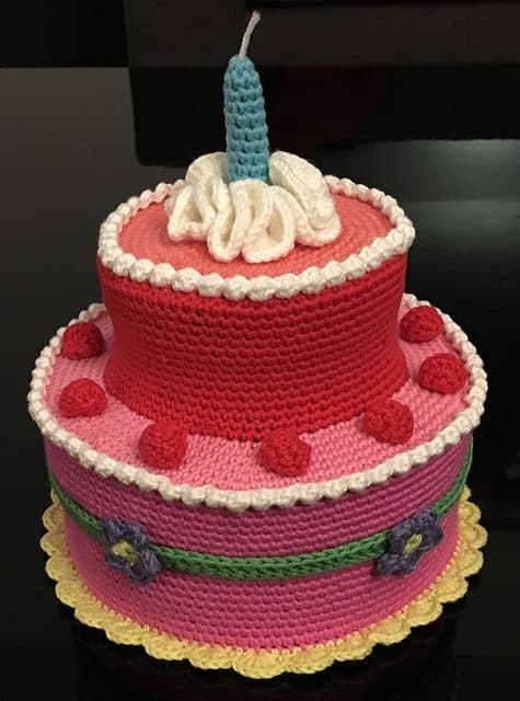 crochet cake free pattern