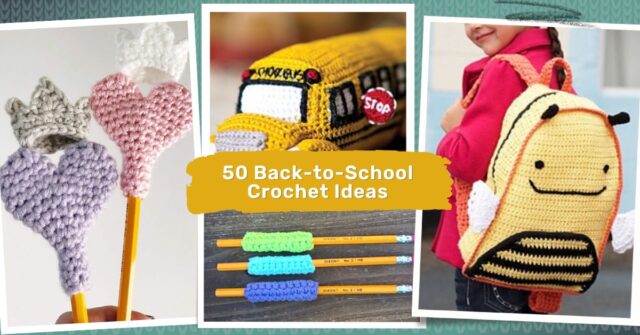 back-to-school crochet ideas