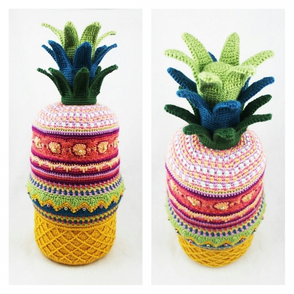 pineapple crochet art